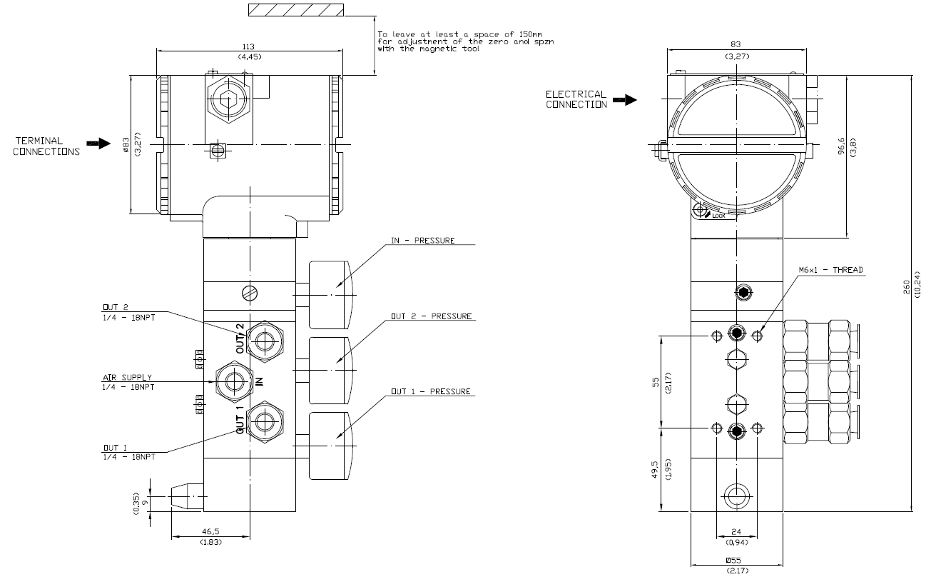 FY300 - Desenho Dimensional